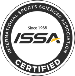ISSA Certified Personal Trainer badge